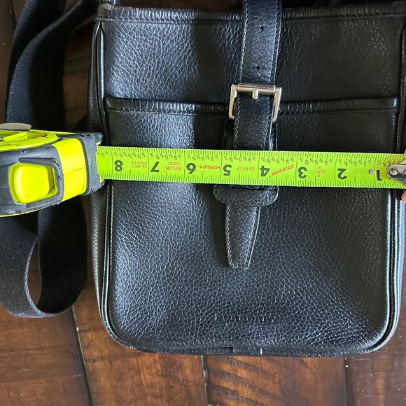 Crossbody Burberry Bag Leather with adjustable nylon strap - Picture 4 of 13